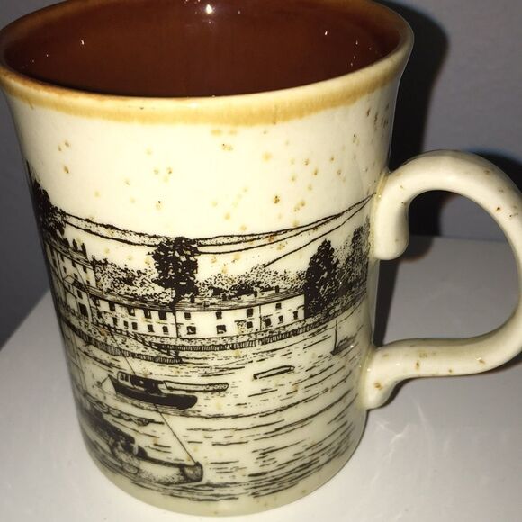 South Devon England made in Britain Coffee tea drink cup mug Pottery Of UK - Picture 2 of 5